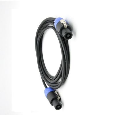 2 Cavi Speakon Per Altoparlanti – 7,6 Metri – AWG 12 – Connettori A Baionetta – Per DJ E Impianti Audio