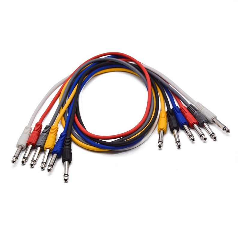 Colored Long Patch Cable Guitar Straight To Straight Effect Cable Cords