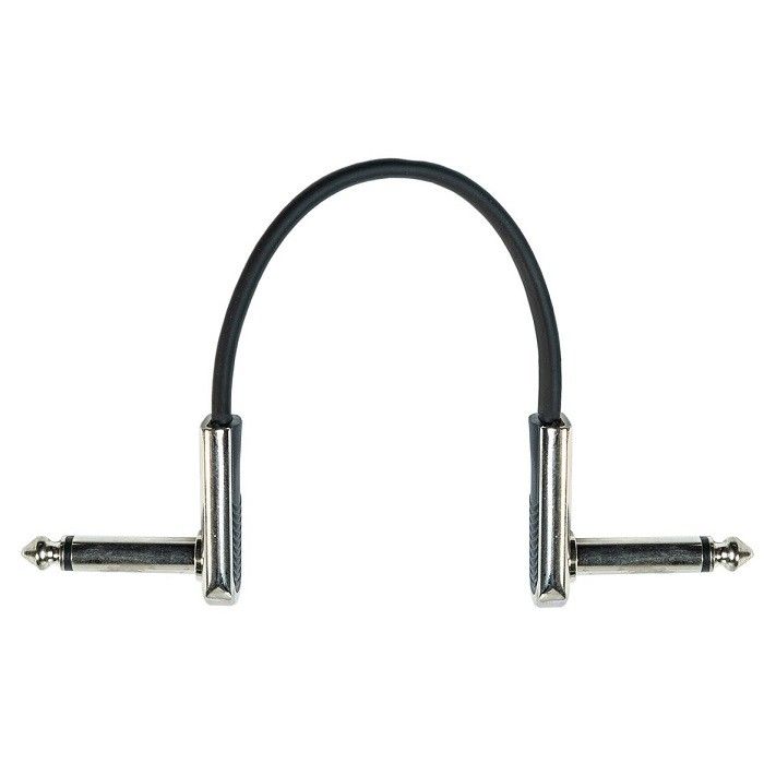6.35mm Right Nickel Effect Pedal Leads Instrument Cable 2 Pcs Pack Bass Patch Cable