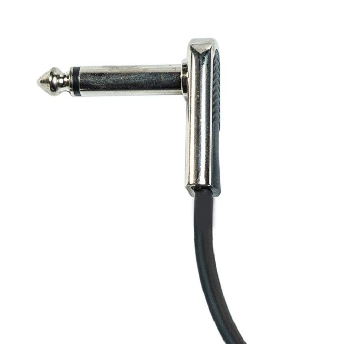6.35mm Right Nickel Effect Pedal Leads Instrument Cable 2 Pcs Pack Bass Patch Cable