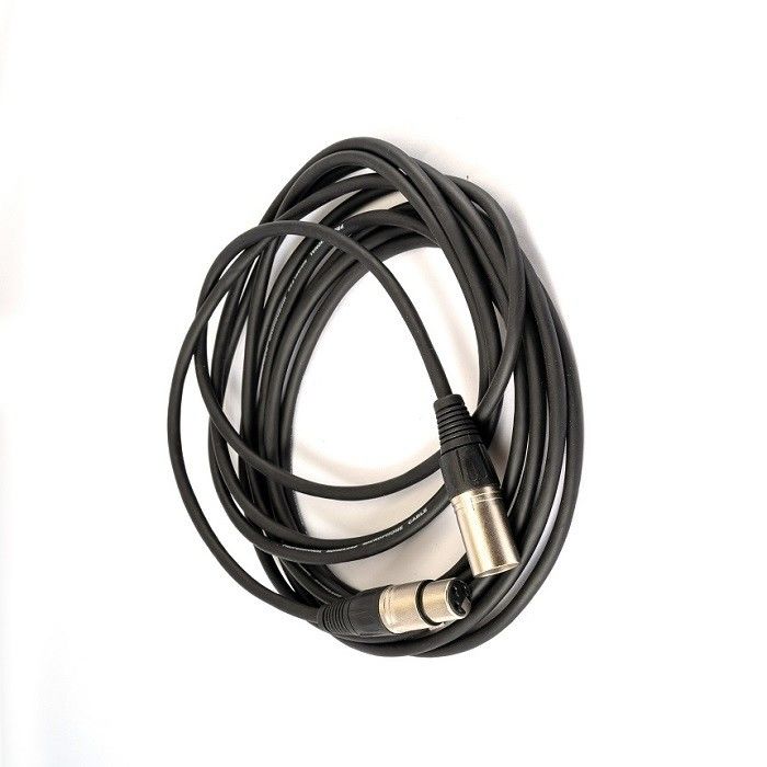 Black XLR Microphone Cables Male To Female Mic Cord Leads For Microphone Mixer
